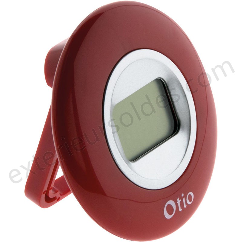 Thermomètre d'intérieur rouge - Otio déstockage - -0