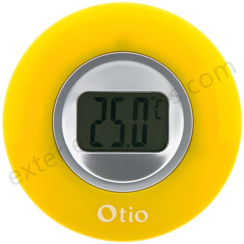 Thermomètre d'intérieur jaune - Otio déstockage - -1