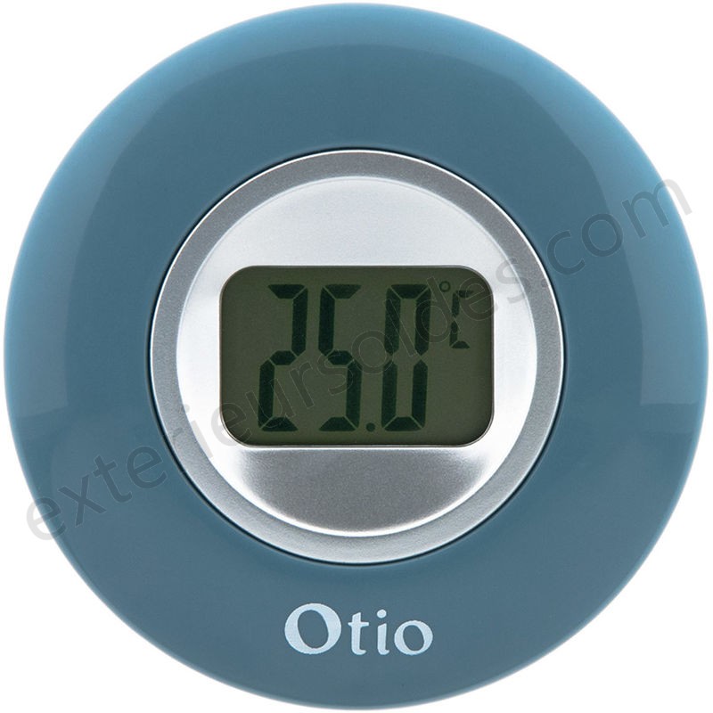 Thermomètre d'intérieur bleu - Otio déstockage - -1