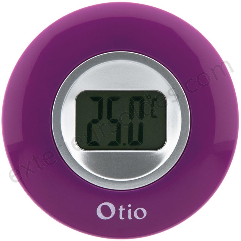 Thermomètre d'intérieur violet - Otio déstockage - -1