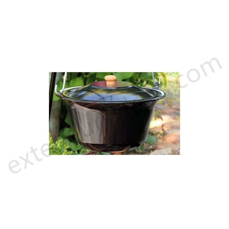 Chaudron pot émaillé avec couvercle déstockage - Chaudron pot émaillé avec couvercle déstockage