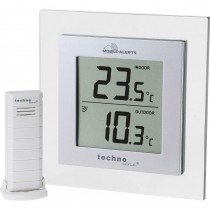 Thermomètre numérique Techno Line MA 10450 mit Außensensor TX51-IT argent, transparent déstockage