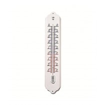 Thermomètre à mur Nature ‘Kelvin 12' Blanc déstockage