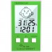 Thermometre Hygrometre Numerique Lcd, Affichage Du Niveau De Confort ¡ã C / ¡ã F, Vert déstockage