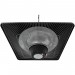 Suspension chauffante d'exterieur Noir type halogene avec lampe LED et telecommande - 2000W déstockage - 3