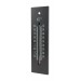STIL - Thermomètre medium en bois L: 22cm - noir déstockage - 0