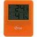 Thermomètre hygromètre magnétique orange - Otio déstockage - 1